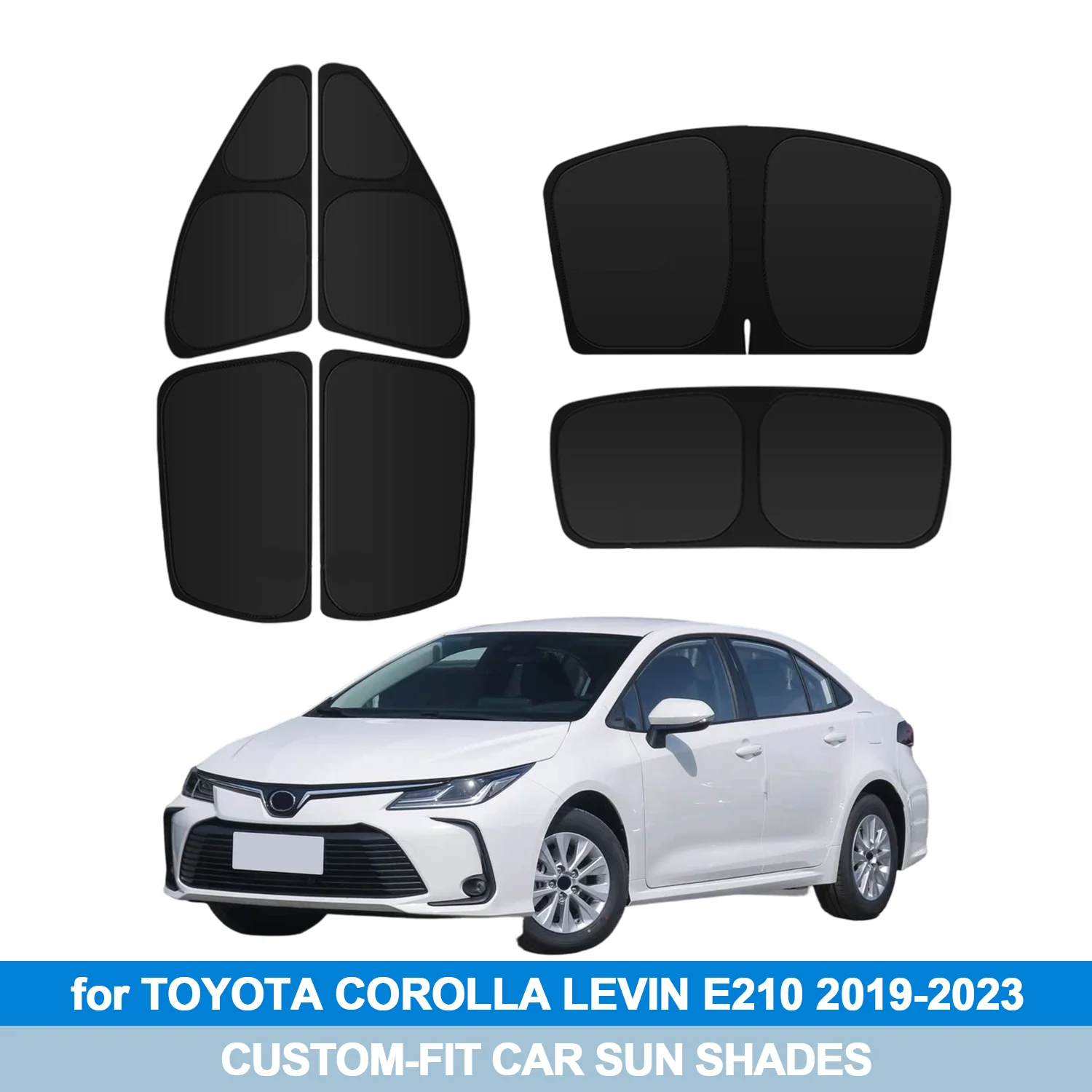 For TOYOTA COROLLA LEVIN E170 E180 E210 2014-2023 Windshield Sun Shade Side Window Shades Cover Sun Visor Shield Privacy
For TOYOTA COROLLA LEVIN E170 E180 E210 2014-2023 Windshield Sun Shade Side Window Shades Cover Sun Visor Shield Privacy