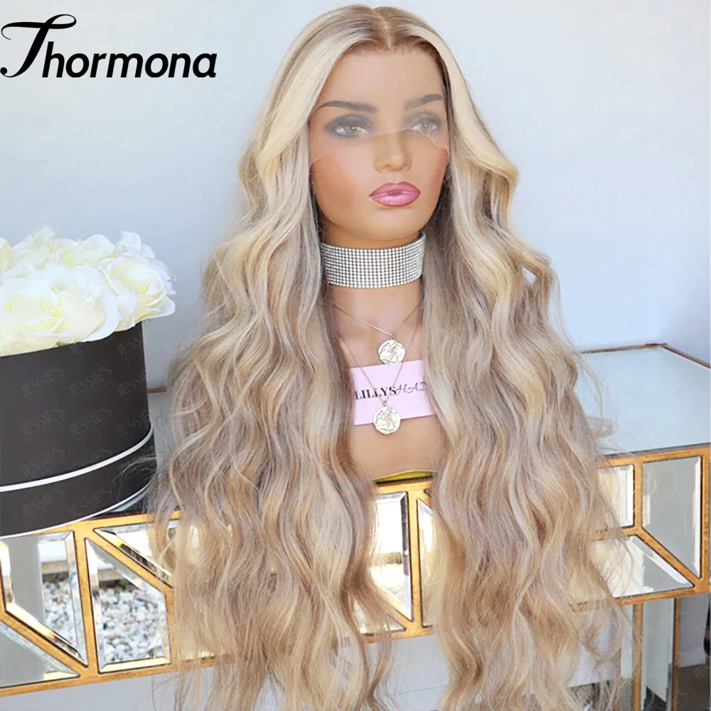 Ash Blonde Lace Front Wig Upgrades Synthetic Body Wave Platinum Grey Balayage Lace Front Wig 13x4 HD Frontal Wig for Wome
Ash Blonde Lace Front Wig Upgrades Synthetic Body Wave Platinum Grey Balayage Lace Front Wig 13x4 HD Frontal Wig for Wome