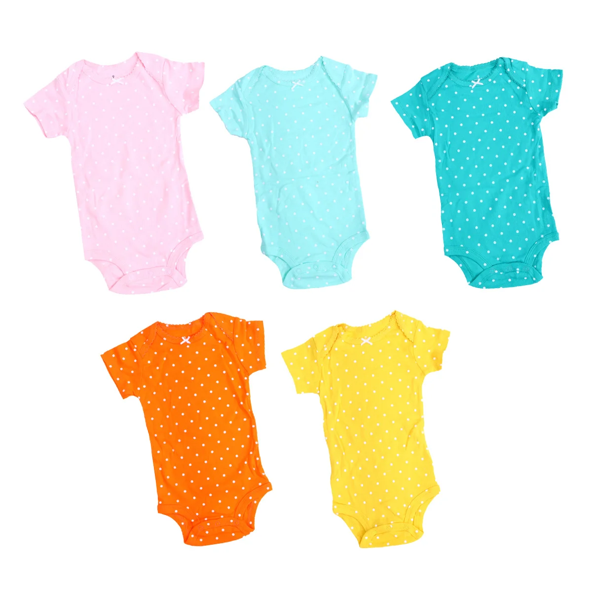 5pcs in 1 Set Dot Printing Baby Rompers Cotton Infant Pajamas Summer Short Sleeve Jumpsuit Assorted Color Bodysuits Baby
5pcs in 1 Set Dot Printing Baby Rompers Cotton Infant Pajamas Summer Short Sleeve Jumpsuit Assorted Color Bodysuits Baby