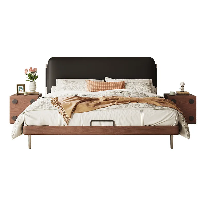 Double solid wood bed, French, retro, American furniture, ash wood, girls' bedroom, small apartment, high-end soft bag
Double solid wood bed, French, retro, American furniture, ash wood, girls' bedroom, small apartment, high-end soft bag