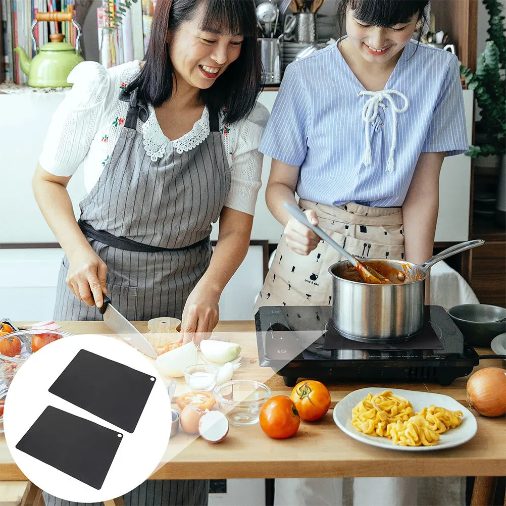 Heat-Resistant Silicone Induction Cooktop Mat Protective Countertop Pad Oil-Proof Wear-Resistant Non-Slip Black Kitchen Gadgets 
Heat-Resistant Silicone Induction Cooktop Mat Protective Countertop Pad Oil-Proof Wear-Resistant Non-Slip Black Kitchen Gadgets
