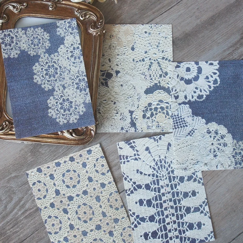 40pcs Vintage White Lace Yellow Blue Cloth Style Creative Craft Paper As Background Scrapbooking Decoration DIY Use
40pcs Vintage White Lace Yellow Blue Cloth Style Creative Craft Paper As Background Scrapbooking Decoration DIY Use