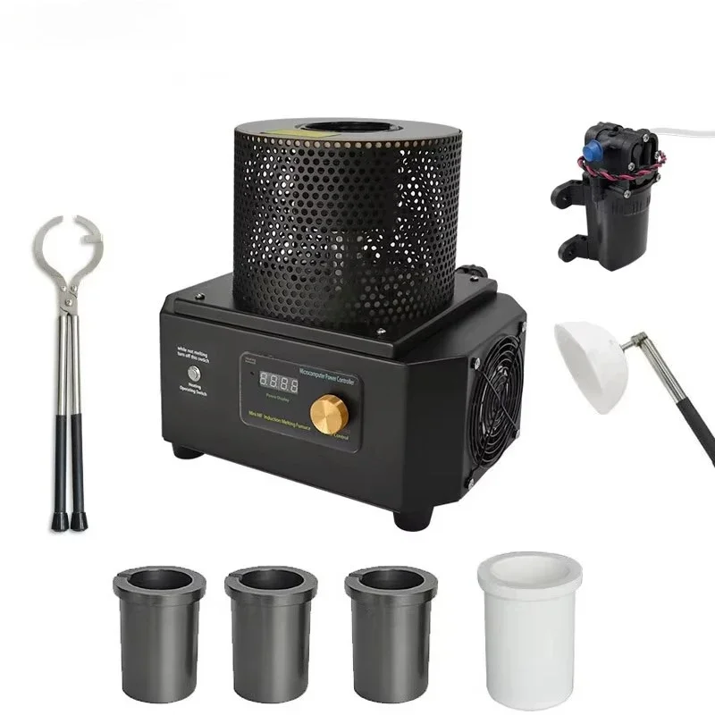 Melting Machine Portable Induction Melter Furnace for Smelting Precious Metal Gold Silver Copper Steel Jewelry Oven
Melting Machine Portable Induction Melter Furnace for Smelting Precious Metal Gold Silver Copper Steel Jewelry Oven