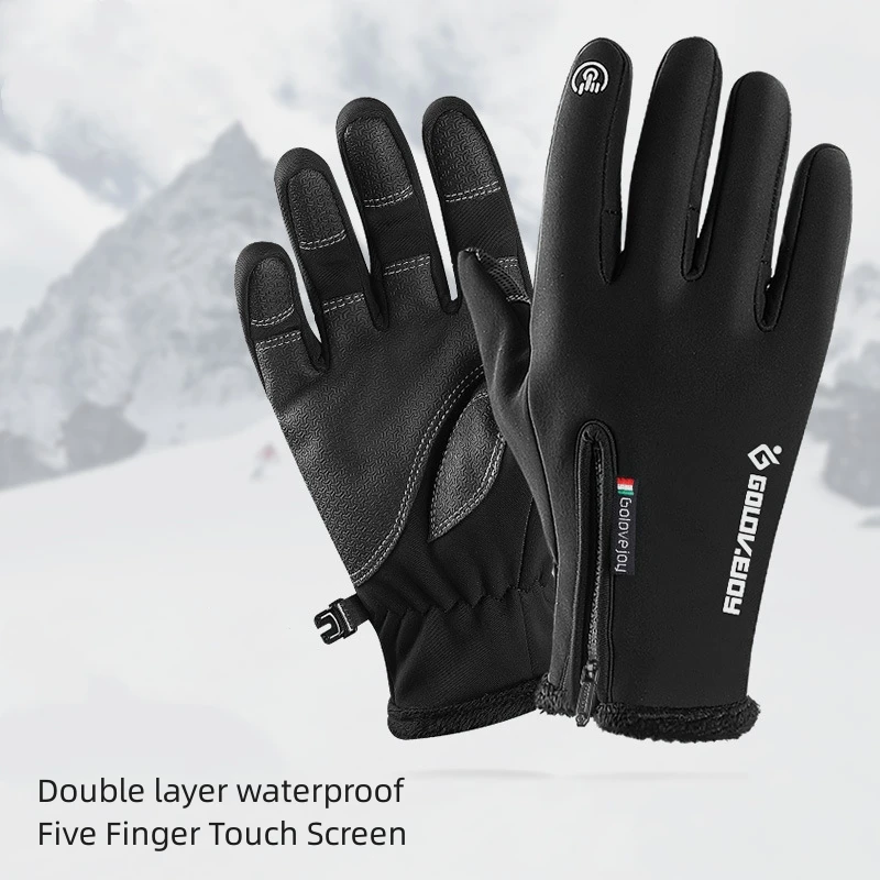 Winter Gloves Men's Outdoor Cycling Gloves Skiing Waterproof Touch Screen Riding Windproof Thickened Velvet Warm Gloves
Winter Gloves Men's Outdoor Cycling Gloves Skiing Waterproof Touch Screen Riding Windproof Thickened Velvet Warm Gloves