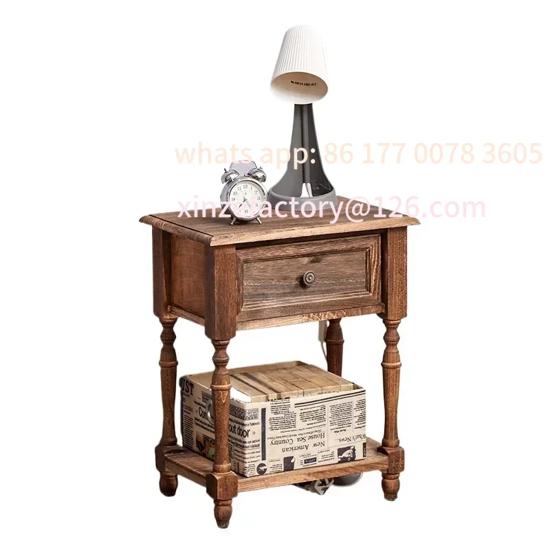 Customizable American Rural Solid Wood Bedside Cabinet Drawer Type Storage Living Room Cabinet Multi-functional Seam Storage
Customizable American Rural Solid Wood Bedside Cabinet Drawer Type Storage Living Room Cabinet Multi-functional Seam Storage