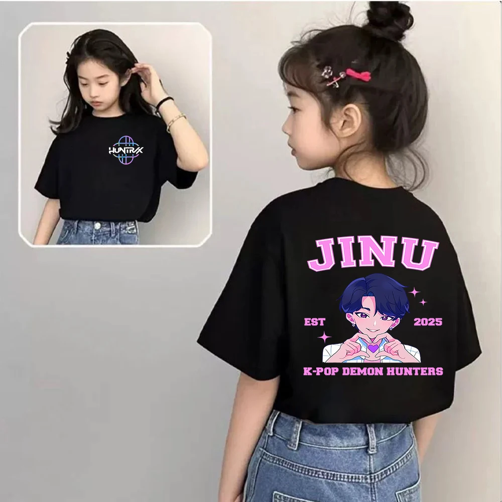Милая детская футболка в стиле K-Pop Demon Hunters с дизайном в виде жеста сердца, идеально подходит для юных фанатов, 2025 г.
Милая детская футболка в стиле K-Pop Demon Hunters с дизайном в виде жеста сердца, идеально подходит для юных фанатов, 2025 г.