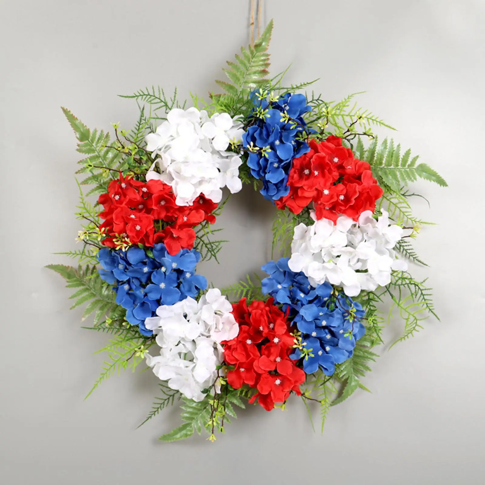 17.7Inch Memorial Wreath Independence Day Red Flowers for Patriotic Decorations Spring Wreaths
17.7Inch Memorial Wreath Independence Day Red Flowers for Patriotic Decorations Spring Wreaths