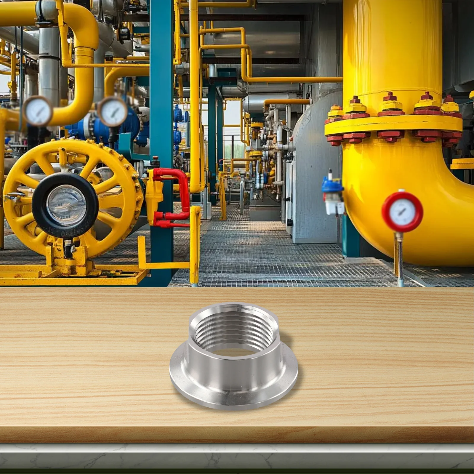 1 5 Inch Tri Clamp Connector 304 Stainless Steel Adapter for Pneumatic and Hydraulic Applications Female 1 Inch NPT
1 5 Inch Tri Clamp Connector 304 Stainless Steel Adapter for Pneumatic and Hydraulic Applications Female 1 Inch NPT