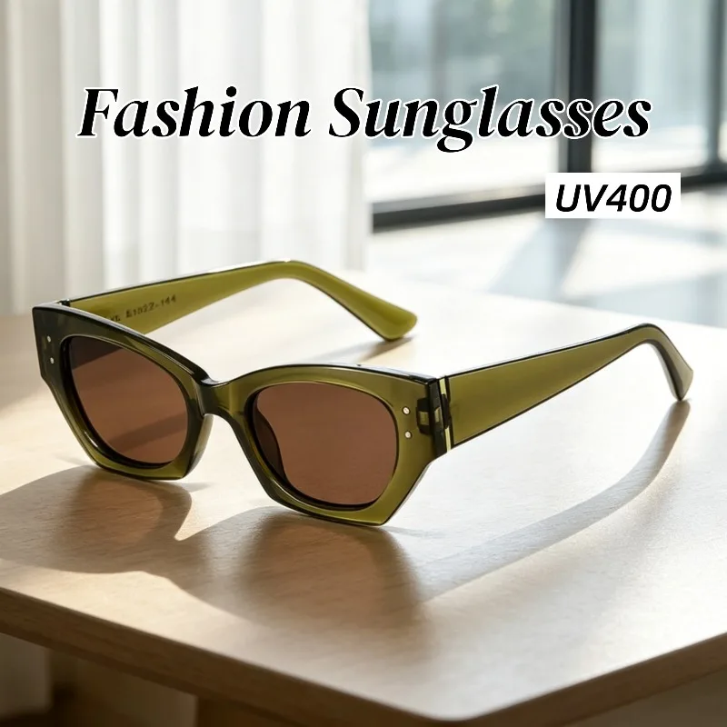 New Women Vintage HD Cat Eye UV400 Sunglasses Outdoor Travel INS Trendy Personality Eyewear Anti Ultraviolet Fashion Eyeglasses
New Women Vintage HD Cat Eye UV400 Sunglasses Outdoor Travel INS Trendy Personality Eyewear Anti Ultraviolet Fashion Eyeglasses