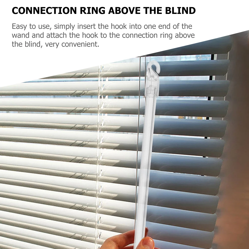 Curtain Rod Accessories 21 Inch Transparent PP Blind Stick Hook for Window Shades Long Tilt Rod Modern Durability Vertical
Curtain Rod Accessories 21 Inch Transparent PP Blind Stick Hook for Window Shades Long Tilt Rod Modern Durability Vertical