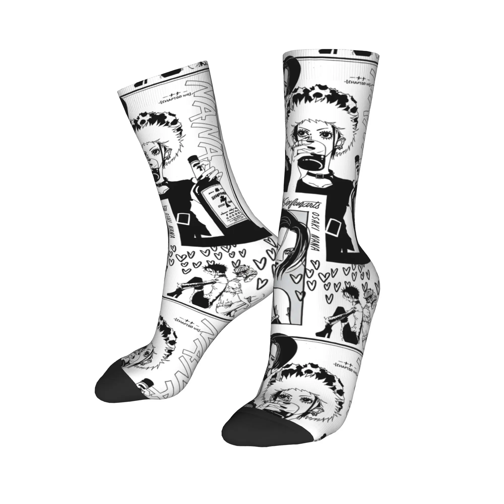 Футбольные носки Harajuku Anime NANA, полиэстеровые носки для женщин и мужчин, нескользящие,
Футбольные носки Harajuku Anime NANA, полиэстеровые носки для женщин и мужчин, нескользящие,