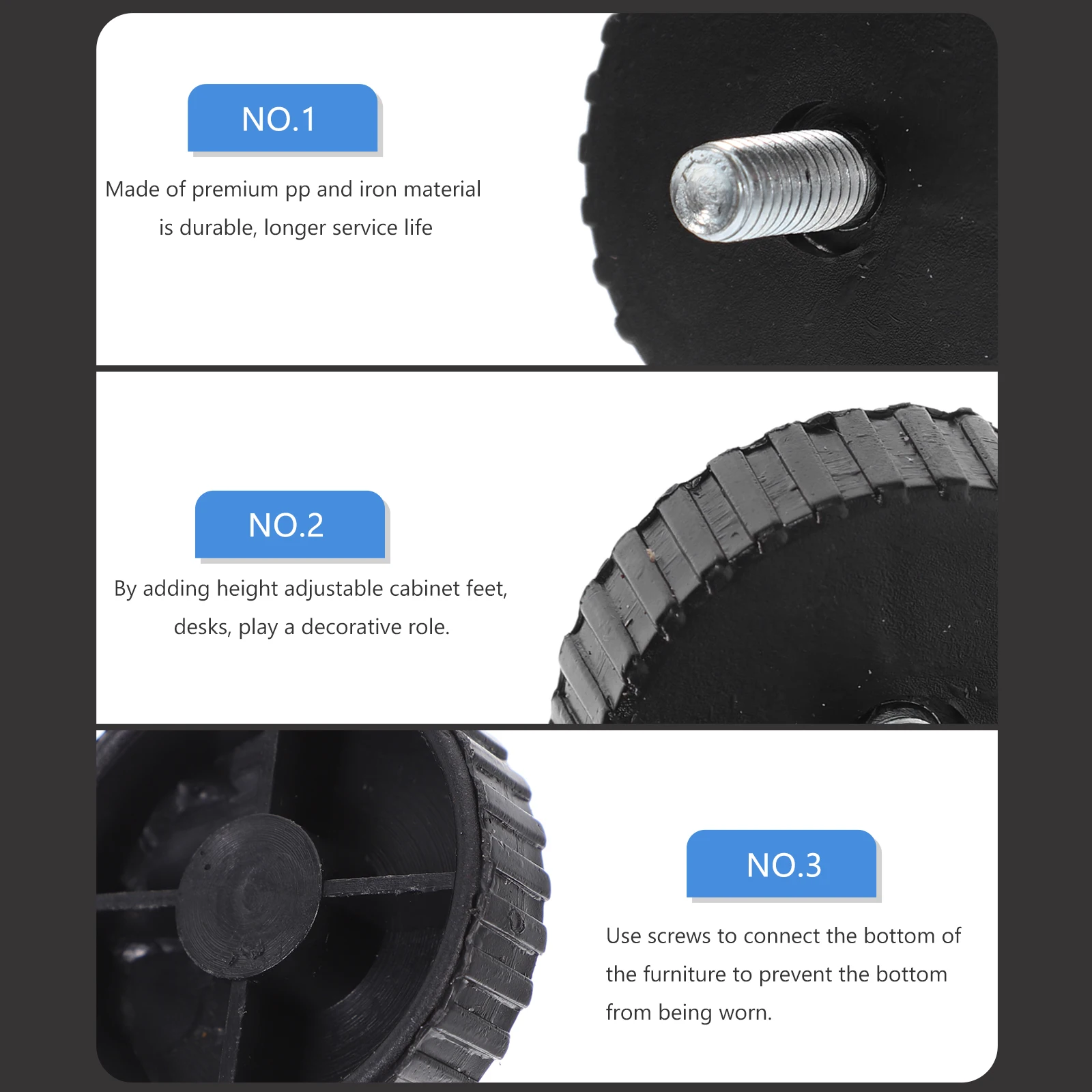 20 шт. регулируемых опор для мебели 48 мм, усиленные, с резиновыми наконечниками, для столов, парт, верстаков
20 шт. регулируемых опор для мебели 48 мм, усиленные, с резиновыми наконечниками, для столов, парт, верстаков