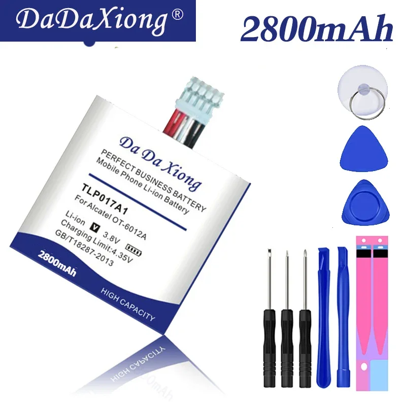 Аккумулятор DaDaXiong TLp017A2 2800 мАч для Alcatel One Touch Idol Mini OT6012 6012A 6012 Вт 6012E 6012D S530T TLp017A1
Аккумулятор DaDaXiong TLp017A2 2800 мАч для Alcatel One Touch Idol Mini OT6012 6012A 6012 Вт 6012E 6012D S530T TLp017A1