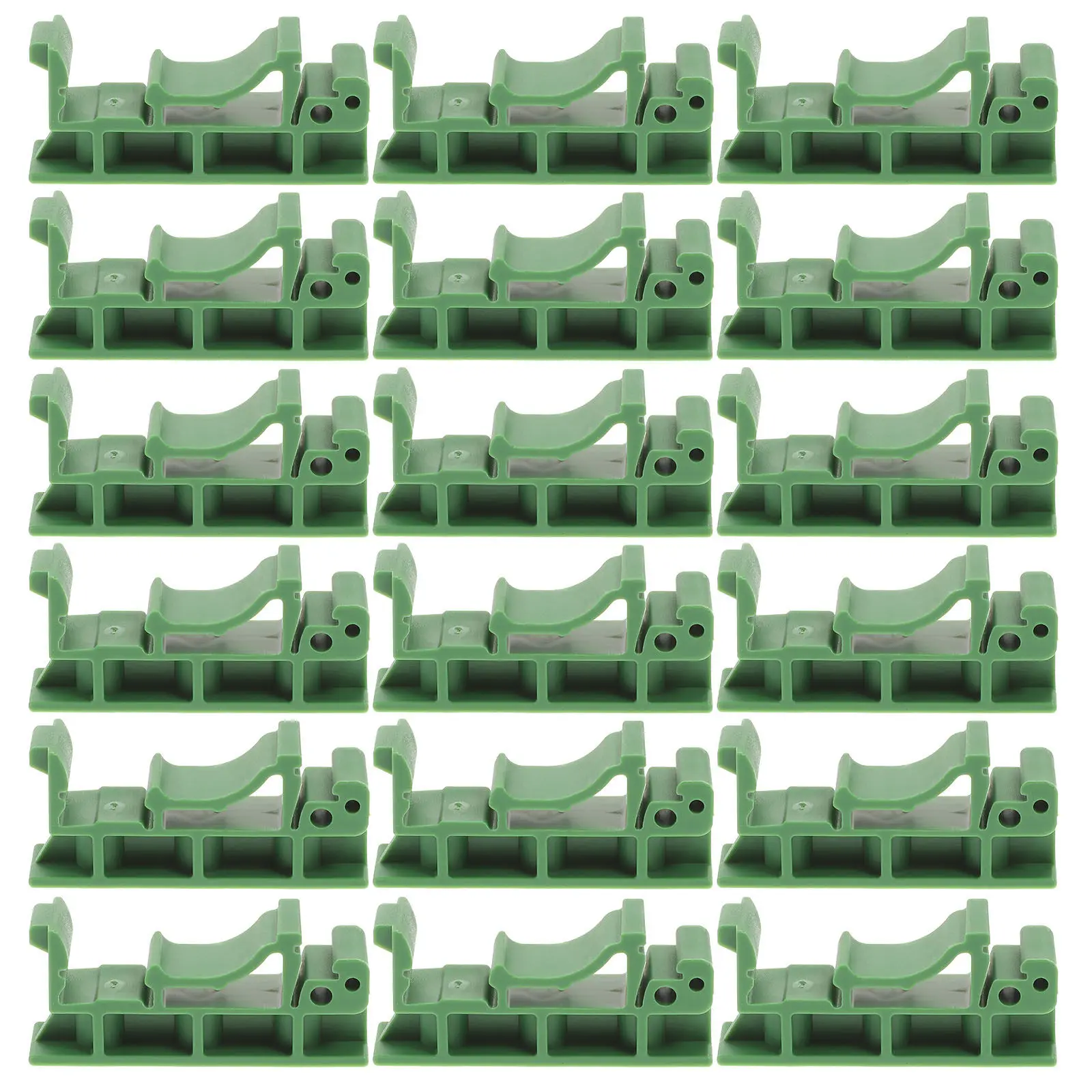 20Pcs Din Rail Carrier Clip Nylon Pcb Holder Mounting Bracket for Circuit Boards Electronic Devices DIY Electrical Mounting Kits
20Pcs Din Rail Carrier Clip Nylon Pcb Holder Mounting Bracket for Circuit Boards Electronic Devices DIY Electrical Mounting Kits