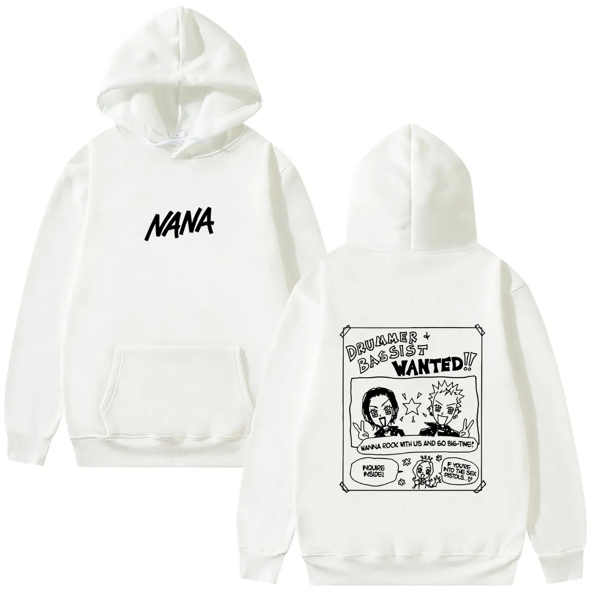Japanese Anime Black Stones Ren Honjo Nana Merch Hoodie Men Women Manga Casual Hoodies Unisex Fashion Vintage Oversized Pullover
Japanese Anime Black Stones Ren Honjo Nana Merch Hoodie Men Women Manga Casual Hoodies Unisex Fashion Vintage Oversized Pullover