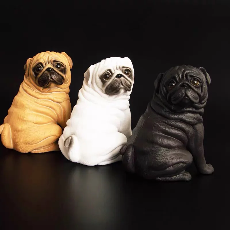 Cute Pug Dog Plaster Mold 3D Pet Dog Epoxy Resin Silicone Mold Animal Dog Craft Mold
Cute Pug Dog Plaster Mold 3D Pet Dog Epoxy Resin Silicone Mold Animal Dog Craft Mold