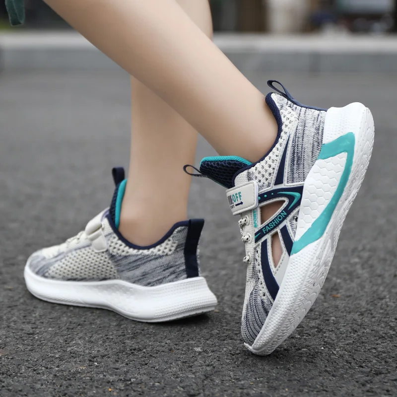 Boys Girls All Day Athletic Footwear Kids Trendy Mesh Trainers Breathable Shock Absorbing Sole Outdoor Walking Sports Shoes
Boys Girls All Day Athletic Footwear Kids Trendy Mesh Trainers Breathable Shock Absorbing Sole Outdoor Walking Sports Shoes