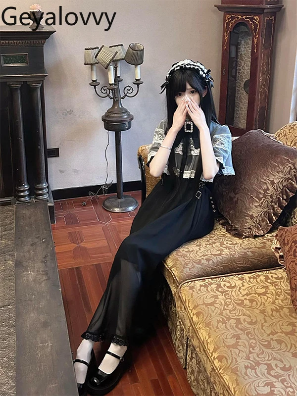 Black Mass-produced Hood Yarn Cape Brooch Lace Dress Japanese Lolita Sweet High Waist Slim-fitting Versatile Long Dresses
Black Mass-produced Hood Yarn Cape Brooch Lace Dress Japanese Lolita Sweet High Waist Slim-fitting Versatile Long Dresses