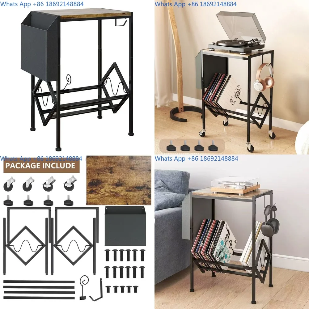 Retro Style CD Storage Rack Steel Living Room Side Table Vinyl Record Holder Simple Bookshelf
Retro Style CD Storage Rack Steel Living Room Side Table Vinyl Record Holder Simple Bookshelf