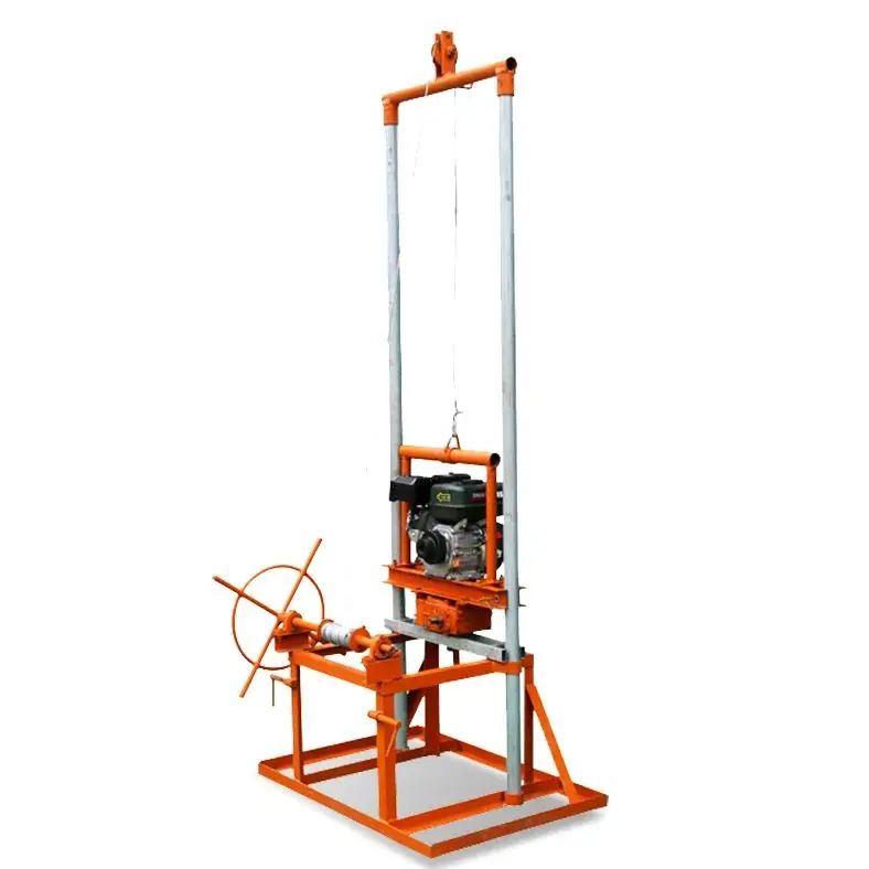 Customized Portable Gas Diesel 80m Small Water Well Drilling Rig Practical Manual Borehole Drill Machine For Sale
Customized Portable Gas Diesel 80m Small Water Well Drilling Rig Practical Manual Borehole Drill Machine For Sale