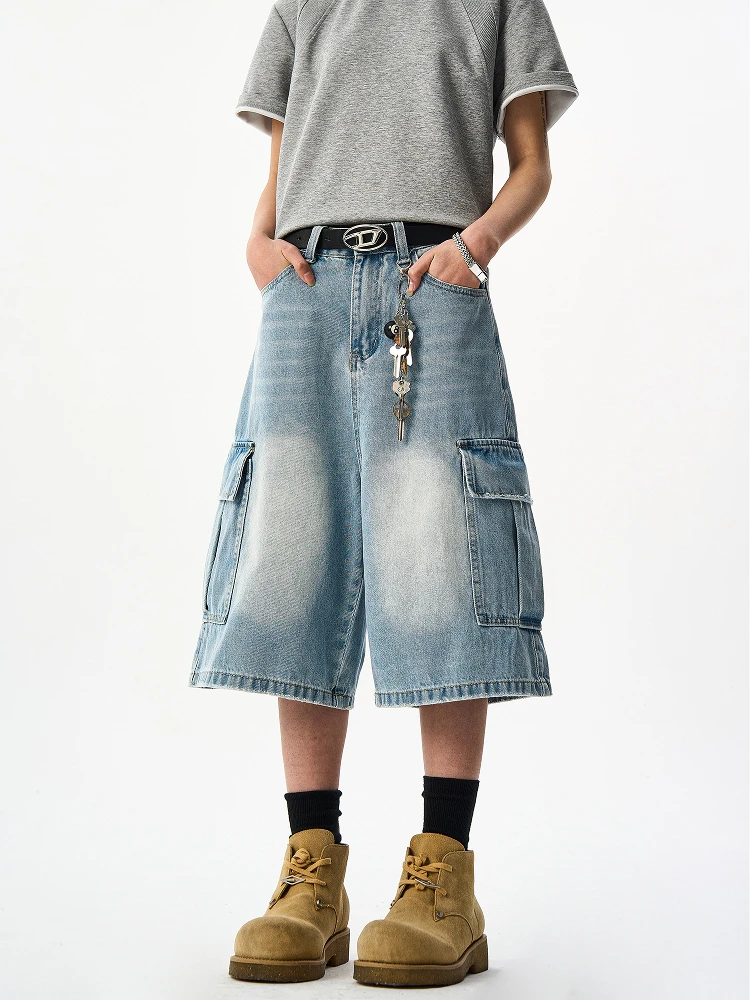 Woostop Американские джинсы с завышенной талией в стиле ретро, свободные универсальные летние повседневные прямые джинсы свободного покроя с несколькими карманами
Woostop Американские джинсы с завышенной талией в стиле ретро, свободные универсальные летние повседневные прямые джинсы свободного покроя с несколькими карманами