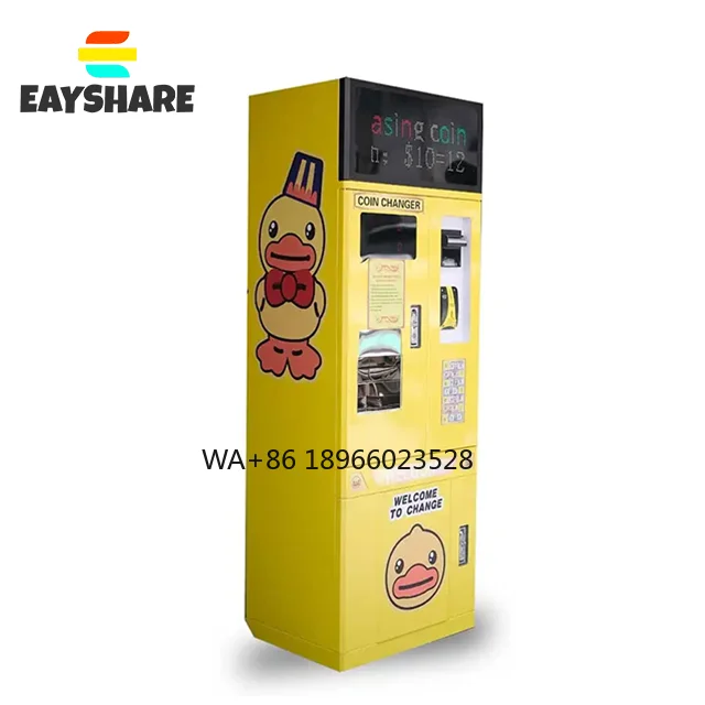 Currency Coin Token Vending Atm Exchanger Machine Cash Money Changer for Vending Machine
Currency Coin Token Vending Atm Exchanger Machine Cash Money Changer for Vending Machine