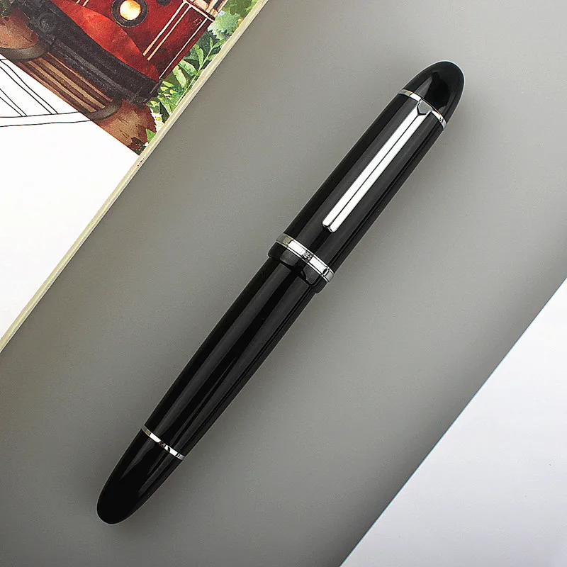 Jinhao X159 Centennial каучуковая чернильная ручка черная с преобразователем пера Jinhao F для письма Бизнес офис подарок чернильная ручка
Jinhao X159 Centennial каучуковая чернильная ручка черная с преобразователем пера Jinhao F для письма Бизнес офис подарок чернильная ручка