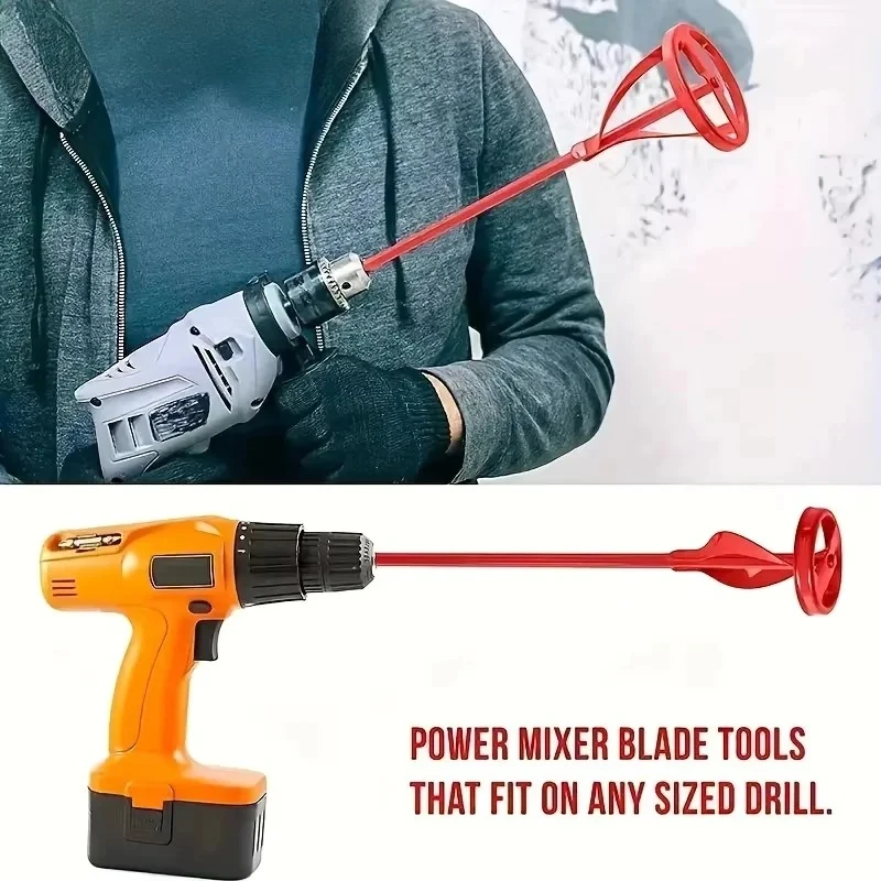 1Pc hexagonal shaft gypsum paint mixer accessories, electric drill stirring paddle, multi-functional filler cement mortar stirri
1Pc hexagonal shaft gypsum paint mixer accessories, electric drill stirring paddle, multi-functional filler cement mortar stirri
