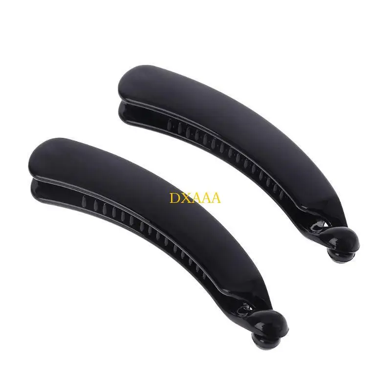 DXAA 2 Pieces 11cm Banana Hair Clips Black Round for Head Plastic Barrette Ponytail H
DXAA 2 Pieces 11cm Banana Hair Clips Black Round for Head Plastic Barrette Ponytail H