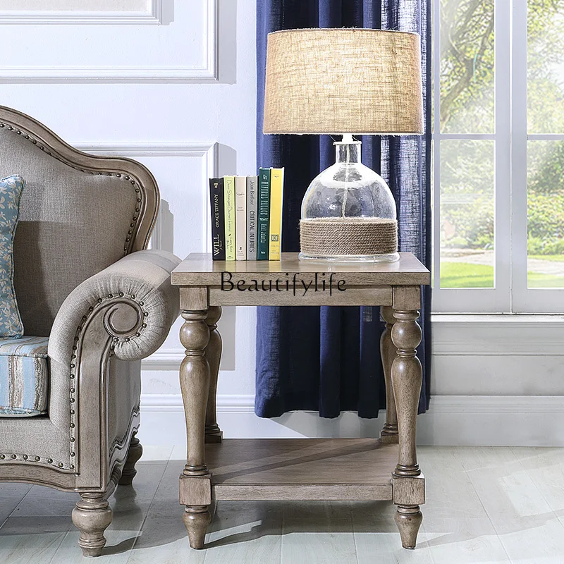 Simple American Style Solid Wood Sofa Side Table European Style Home Small Corner Table Nordic Light Luxury
Simple American Style Solid Wood Sofa Side Table European Style Home Small Corner Table Nordic Light Luxury