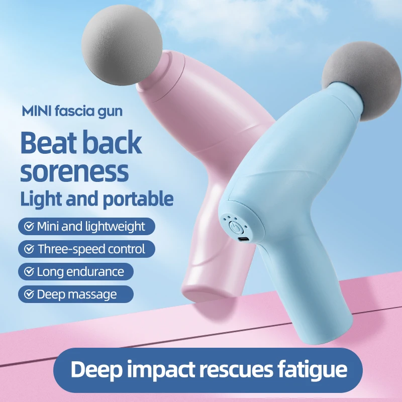 Mini Massage Gun Portable Fascia Gun Deep Tissue Massager Neck and Back Relaxation Fitness Muscle Tightening Massager
Mini Massage Gun Portable Fascia Gun Deep Tissue Massager Neck and Back Relaxation Fitness Muscle Tightening Massager