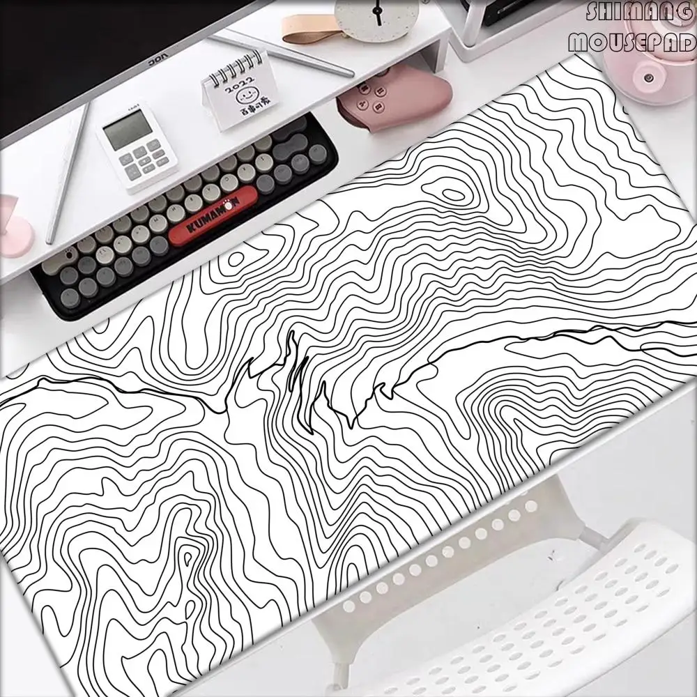 Large Extended Gaming Mouse Pad with Non-Slip Rubber Base,Topographic Design,for Full Desk Keyboard and Mouse Support
Large Extended Gaming Mouse Pad with Non-Slip Rubber Base,Topographic Design,for Full Desk Keyboard and Mouse Support