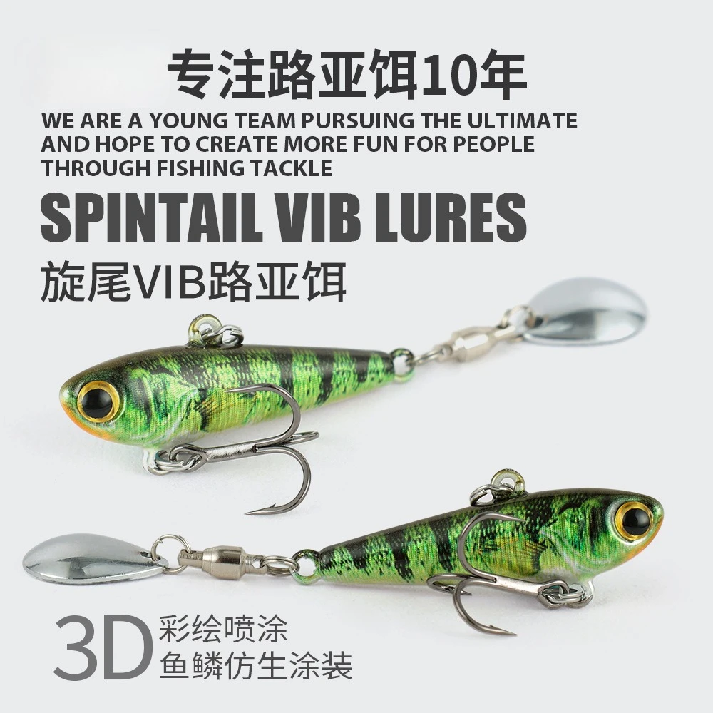 In Stock Spin Tail Rattle VIB 3D Print Real Scale Ultra Long Cast Bionic Lure Bass Perch Salt Freshwater Fishing Tackle
In Stock Spin Tail Rattle VIB 3D Print Real Scale Ultra Long Cast Bionic Lure Bass Perch Salt Freshwater Fishing Tackle