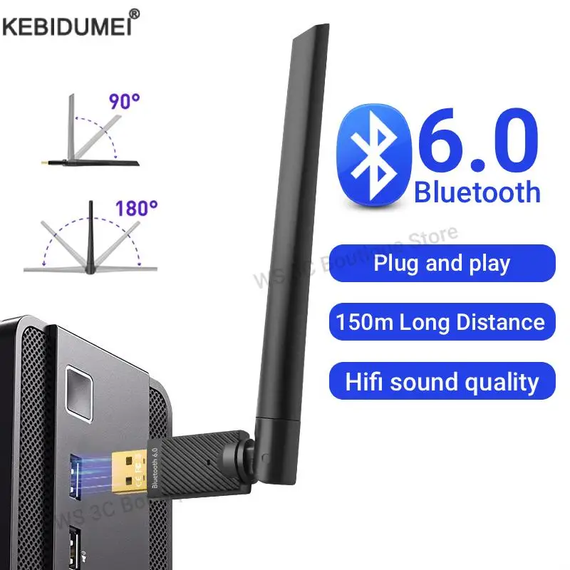 150 м USB Bluetooth-адаптер Bluetooth 6.0 Dongle для ПК Windows 8,1/10/11 Driver Free для мышей, клавиатуры, наушников, динамиков
150 м USB Bluetooth-адаптер Bluetooth 6.0 Dongle для ПК Windows 8,1/10/11 Driver Free для мышей, клавиатуры, наушников, динамиков