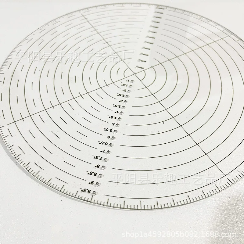 Clear 10Inch Acrylic Round Center Ruler Transparent Sewing Template For Quilting Patchwork Circle Template Lightweight Precise
Clear 10Inch Acrylic Round Center Ruler Transparent Sewing Template For Quilting Patchwork Circle Template Lightweight Precise