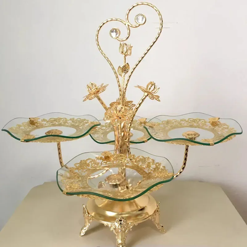New Multi-layer Fruit Plate Tea Dessert Candy Plate Retro European Luxury Simple Glass Fruit Plate Decor Snack Display Basket
New Multi-layer Fruit Plate Tea Dessert Candy Plate Retro European Luxury Simple Glass Fruit Plate Decor Snack Display Basket