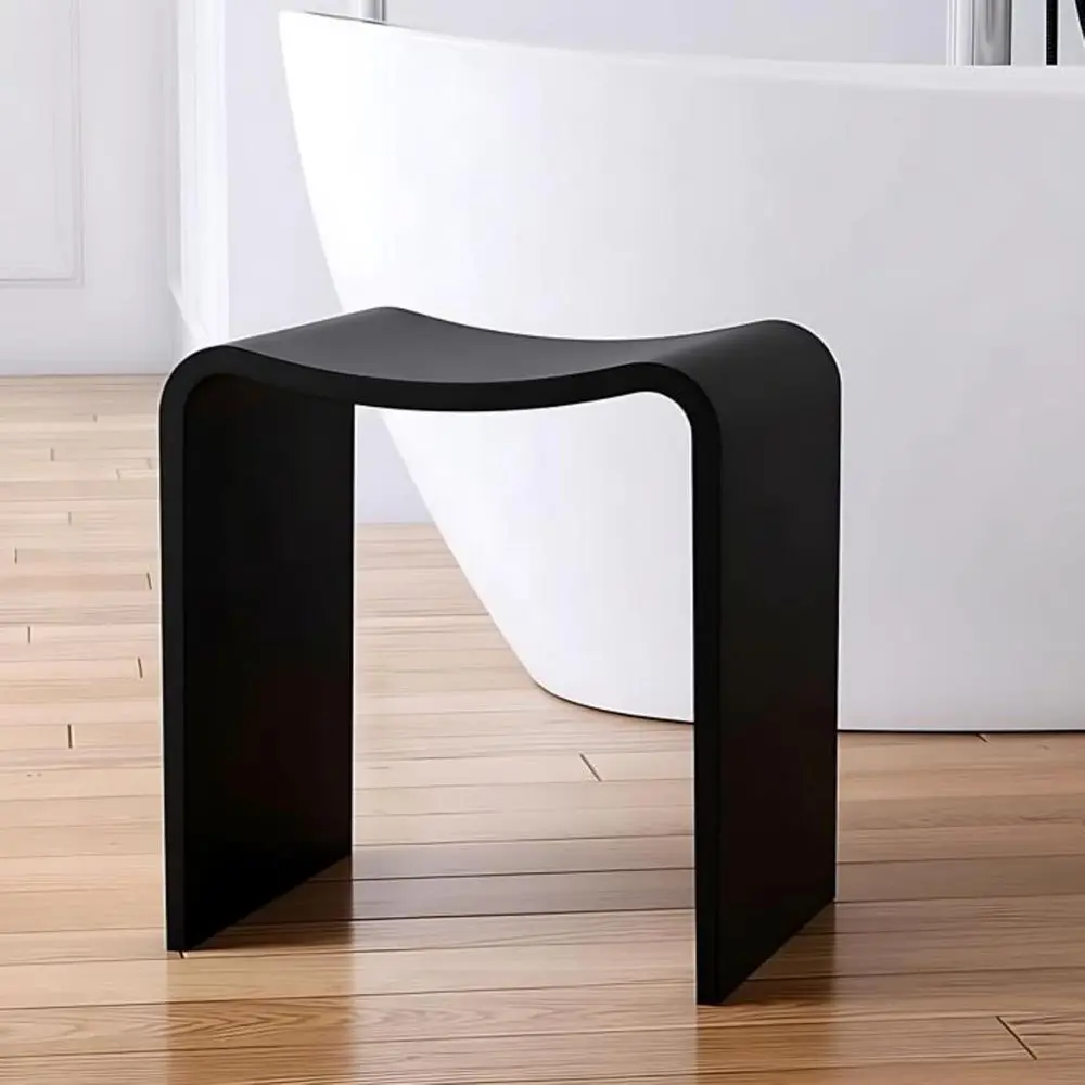 Resin Shower Stool with 400 lbs Capacity, Waterproof Medical Seat for Bathroom, Black
Resin Shower Stool with 400 lbs Capacity, Waterproof Medical Seat for Bathroom, Black
