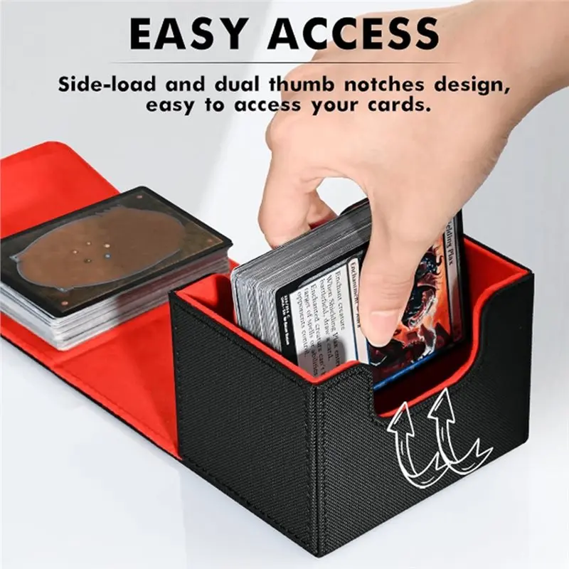 【NEW USER EXCLUSIVE】Card Deck Box - PU Leather Storage Case Fits 100 Sleeved Cards, Strong Magnet Closure
【NEW USER EXCLUSIVE】Card Deck Box - PU Leather Storage Case Fits 100 Sleeved Cards, Strong Magnet Closure