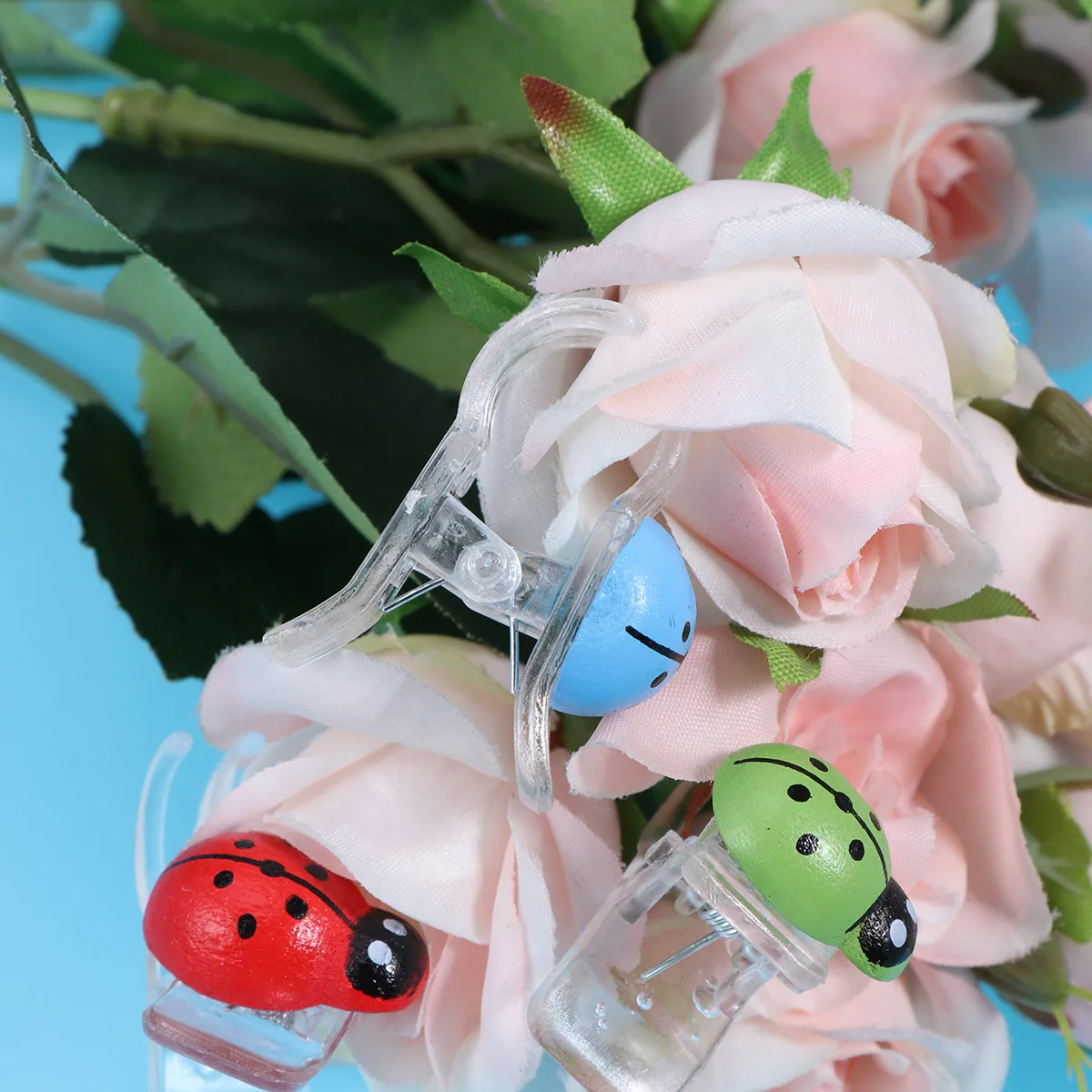 30 Pcs Clips Vine Fixed Floral Ladybug Shaped Gardening Plant Stems Hair Gardening Fixed Clips Accessories Durable Plastic
30 Pcs Clips Vine Fixed Floral Ladybug Shaped Gardening Plant Stems Hair Gardening Fixed Clips Accessories Durable Plastic