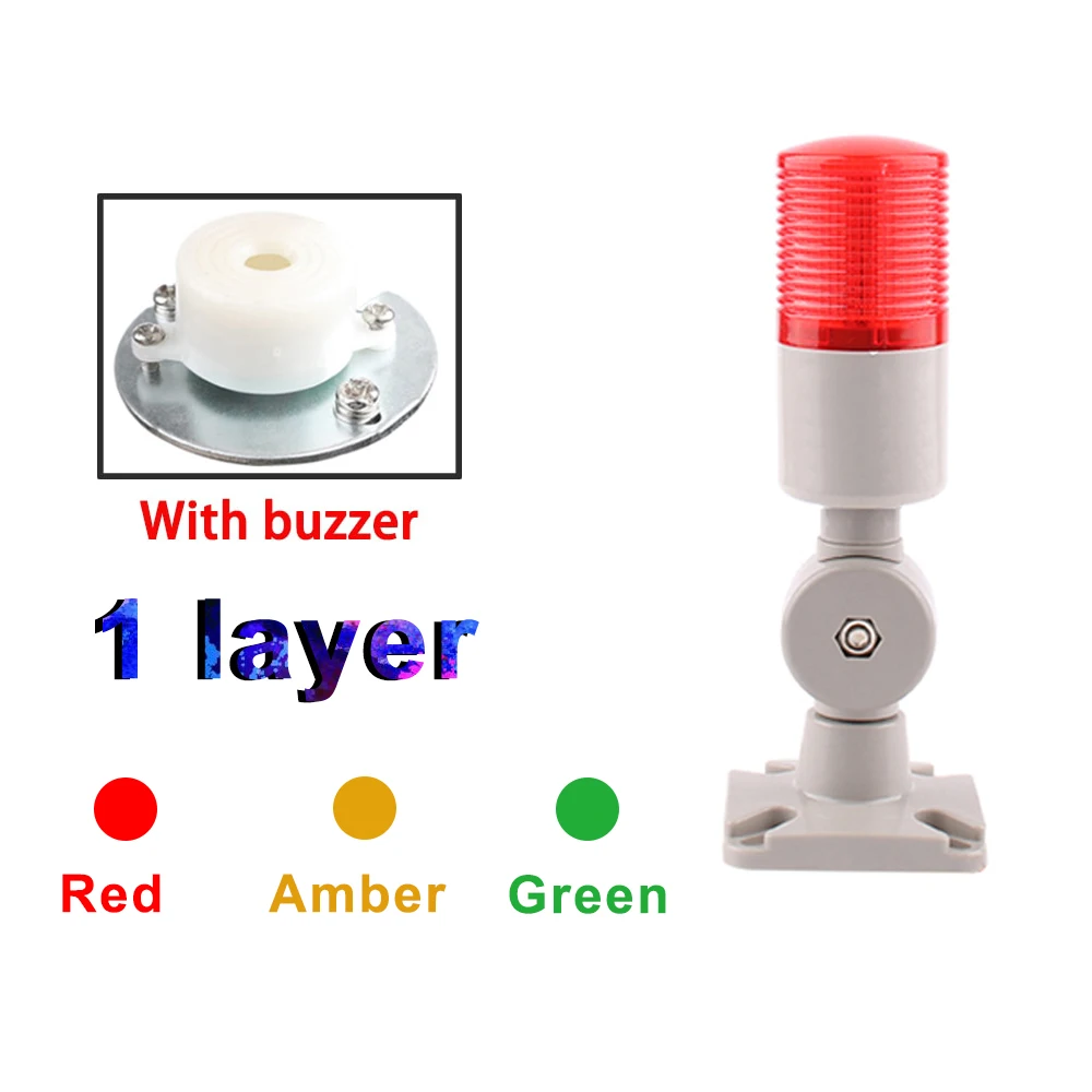 1 layer 45mm 24v 220v Steady Flash Light LED Signal Tower Light Multi-Layers Stack Alarm Lights Warning For Industrial Machine
1 layer 45mm 24v 220v Steady Flash Light LED Signal Tower Light Multi-Layers Stack Alarm Lights Warning For Industrial Machine