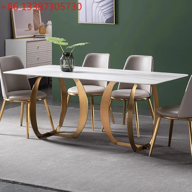 Italian minimalist rock slab dining table simple modern light luxury small apartment home
Italian minimalist rock slab dining table simple modern light luxury small apartment home