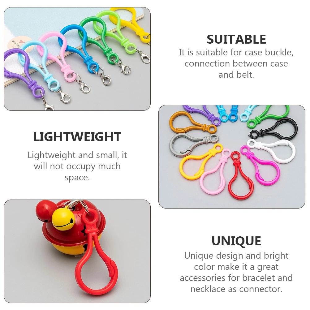 200 Pcs Acrylic Lobster Buckle Clasp Bulk Medium Claw Lanyard Clip Clips Colorful Clasps
200 Pcs Acrylic Lobster Buckle Clasp Bulk Medium Claw Lanyard Clip Clips Colorful Clasps