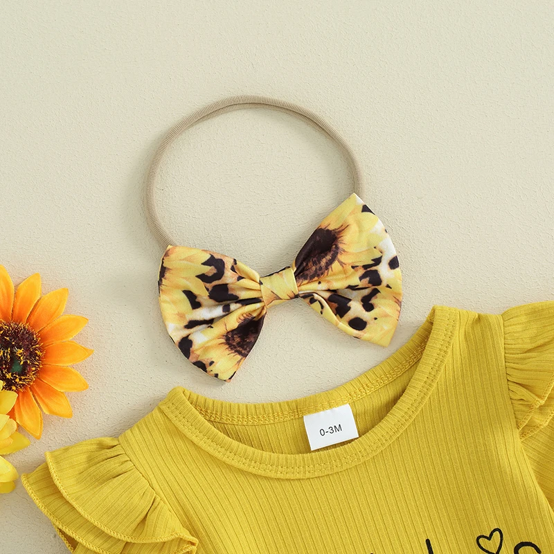 Aunties Bestie Outfit Newborn Baby Girls Short Ruffle Sleeve Ribbed Romper Floral Shorts Summer Clothing Set
Aunties Bestie Outfit Newborn Baby Girls Short Ruffle Sleeve Ribbed Romper Floral Shorts Summer Clothing Set