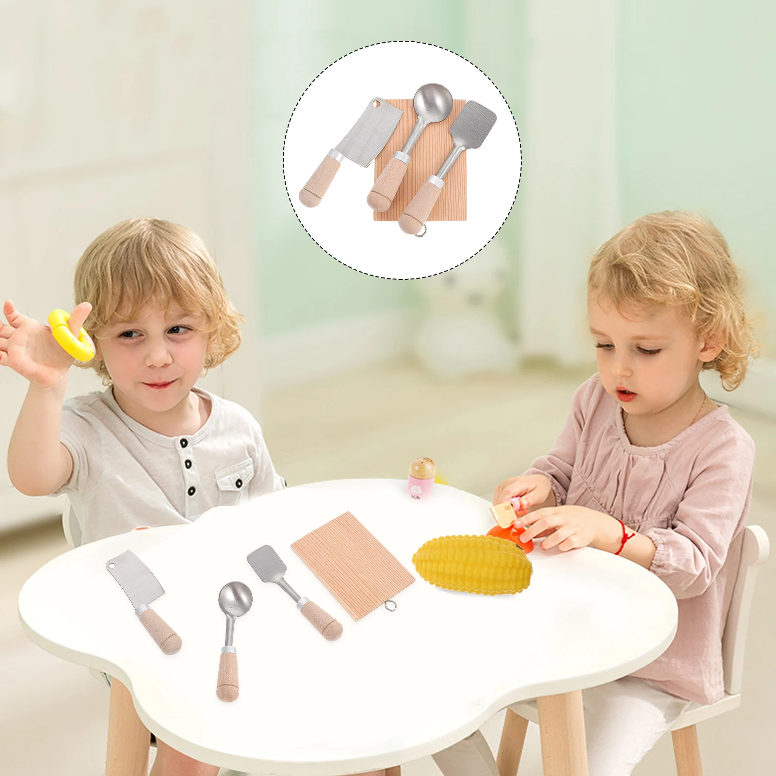 Mini Kitchenware Set Safe Toy for Children Children's Props Simulation Stainless Steel Imagination Practical
Mini Kitchenware Set Safe Toy for Children Children's Props Simulation Stainless Steel Imagination Practical
