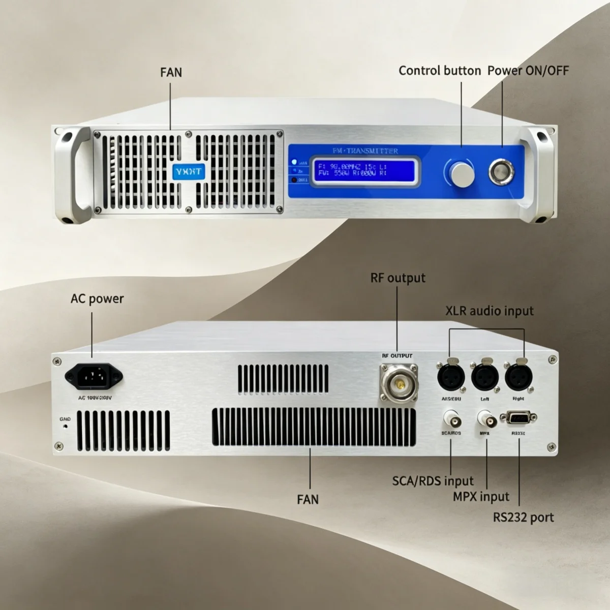 HQ- School YXHT-1, 350W FM Transmitter, Campus News Radio, Stereo Hi-Fi Overheat, Safe for Daily Use
HQ- School YXHT-1, 350W FM Transmitter, Campus News Radio, Stereo Hi-Fi Overheat, Safe for Daily Use