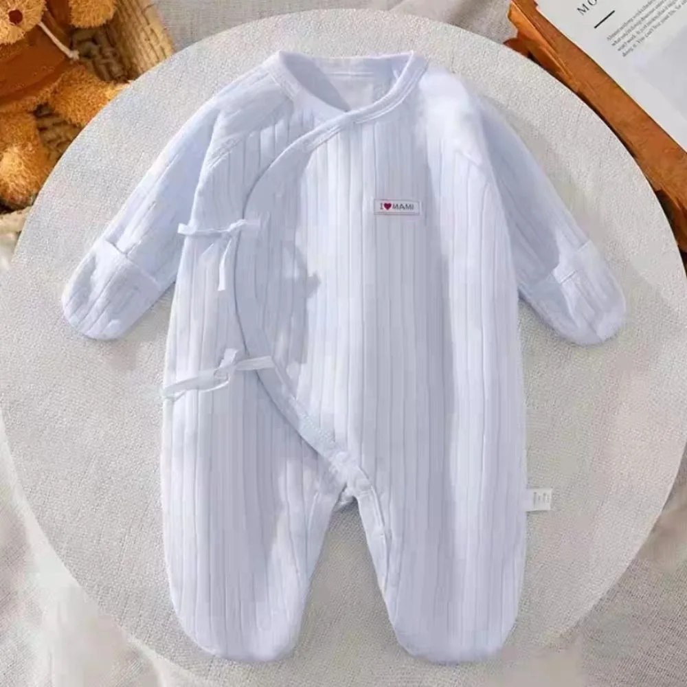 Long Pants Climb Lace Up Baby Romper Casual Outfit Cotton Foot-Cover Frogsuit Infant Romper Anti-scratching Newborn Jumpsuit
Long Pants Climb Lace Up Baby Romper Casual Outfit Cotton Foot-Cover Frogsuit Infant Romper Anti-scratching Newborn Jumpsuit