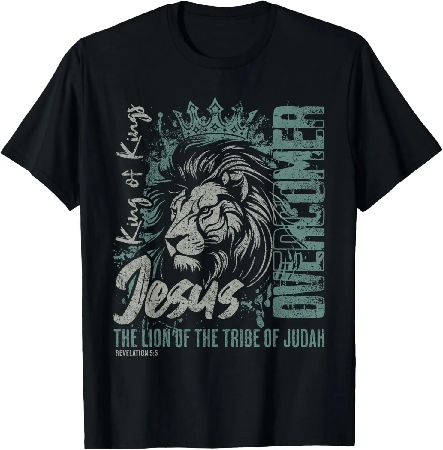 Jesus Is King Lion of Judah Bible Faith Graphic Christian T-Shirt 100% Cotton O-Neck Short Sleeve Summer Casual Mens T-shirt
Jesus Is King Lion of Judah Bible Faith Graphic Christian T-Shirt 100% Cotton O-Neck Short Sleeve Summer Casual Mens T-shirt