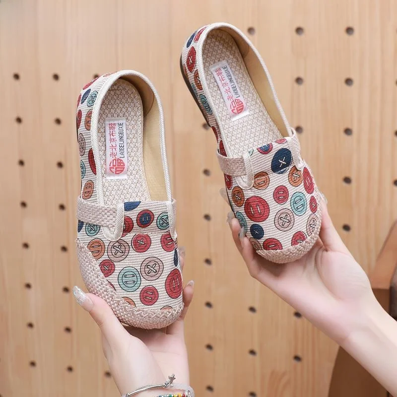 Beijing Ladies Soft Bottom Cotton Linen Casual Shoes Breathable Bean Bean Shoes Comfortable Slip-On Shoes for Middle-Aged Women
Beijing Ladies Soft Bottom Cotton Linen Casual Shoes Breathable Bean Bean Shoes Comfortable Slip-On Shoes for Middle-Aged Women
