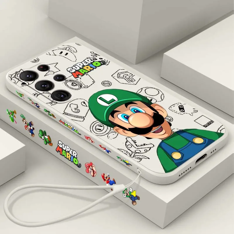 Anime Super M-Mario Cartoon For Samsung Galaxy S26 S25 S24 S23 S22 S21 S20 Pro Edge Ultra Plus FE Liquid Left Rope Phone Case
Anime Super M-Mario Cartoon For Samsung Galaxy S26 S25 S24 S23 S22 S21 S20 Pro Edge Ultra Plus FE Liquid Left Rope Phone Case