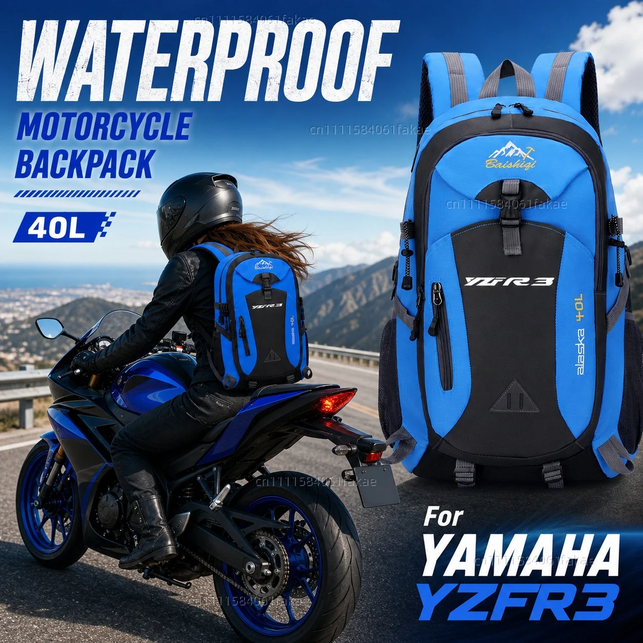 For YAMAHA YZFR3 YZF-R3 YZF R3 Motorcycle Backpack 40L Waterproof Travel Backpack Outdoor Hiking Camping Daypack Lightweight
For YAMAHA YZFR3 YZF-R3 YZF R3 Motorcycle Backpack 40L Waterproof Travel Backpack Outdoor Hiking Camping Daypack Lightweight